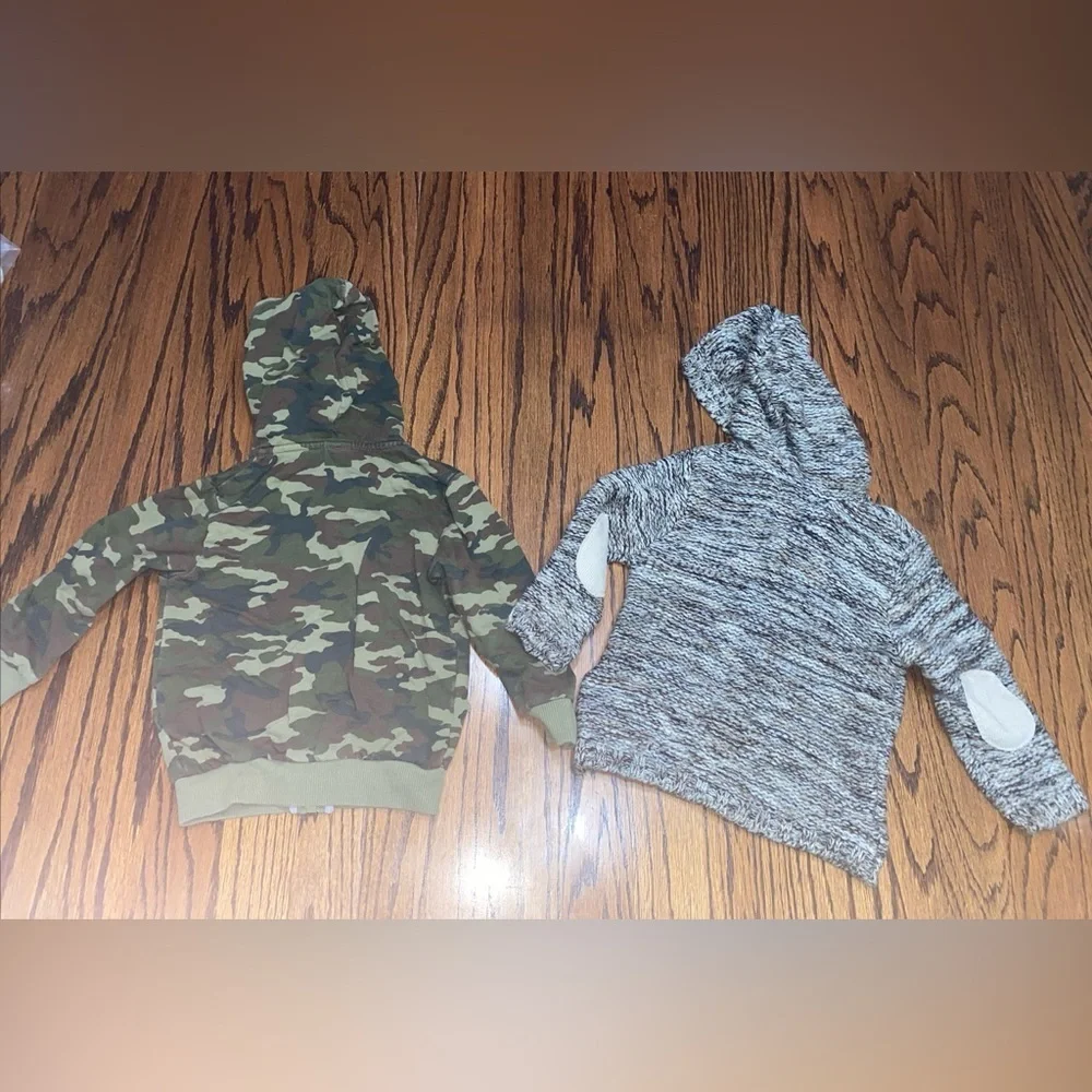 Zara Set Of 2 Coats Brown Green Baby Boys Size 18-24 Months